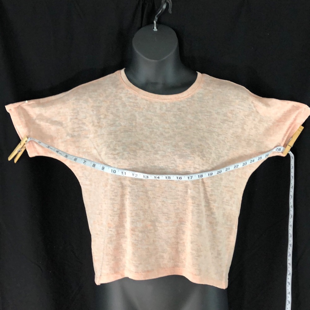Chico Peach Summer sweater Sz1 soft and cool a1